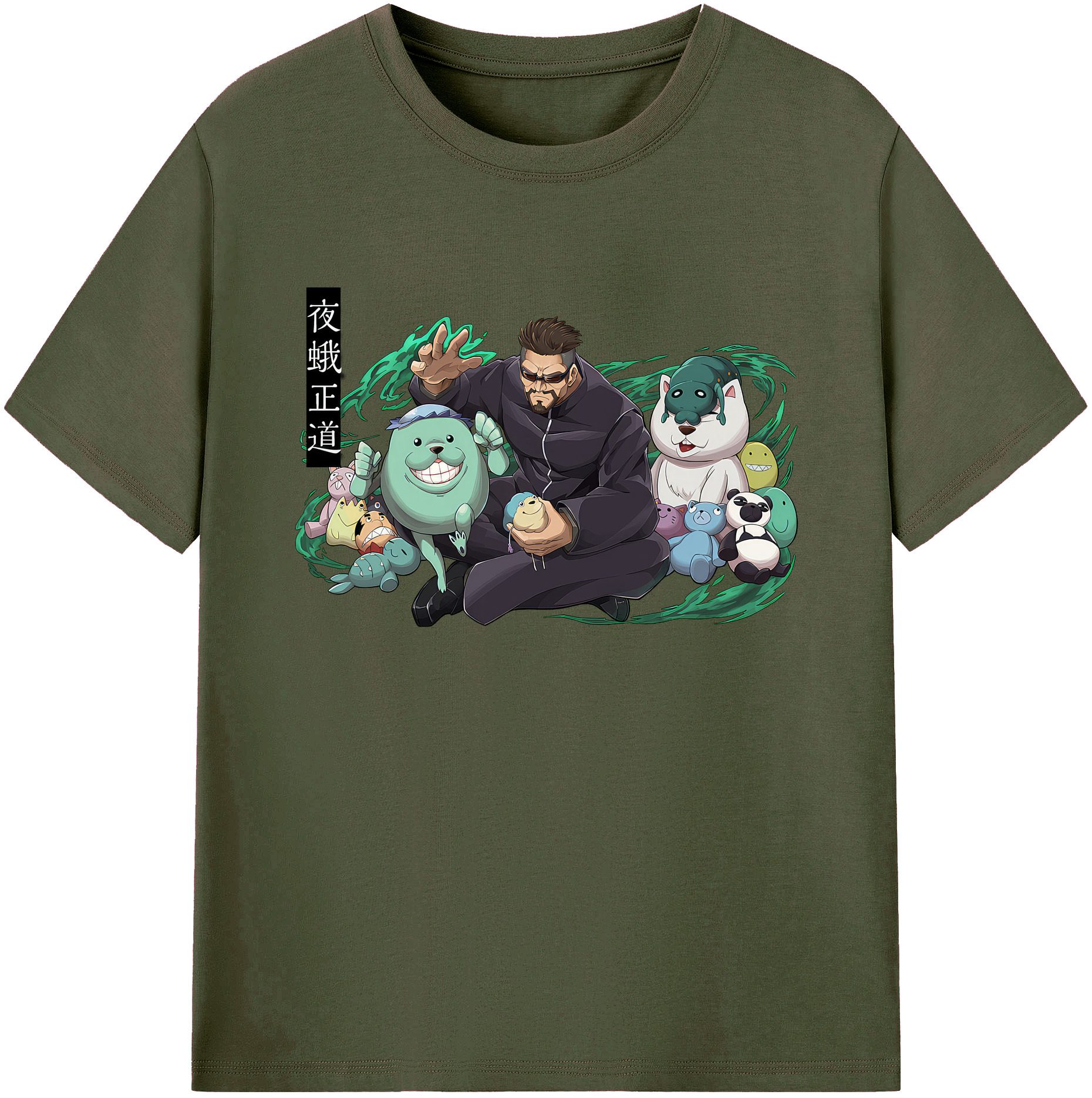 （画像用） 呪術廻戦 Jujutsu Kaisen 綿100％ メンズ半袖Tシャツ｜肌触りやわらか＆通気性